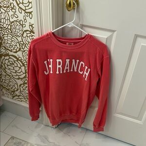 Coral JH Ranch Sweatshirt
